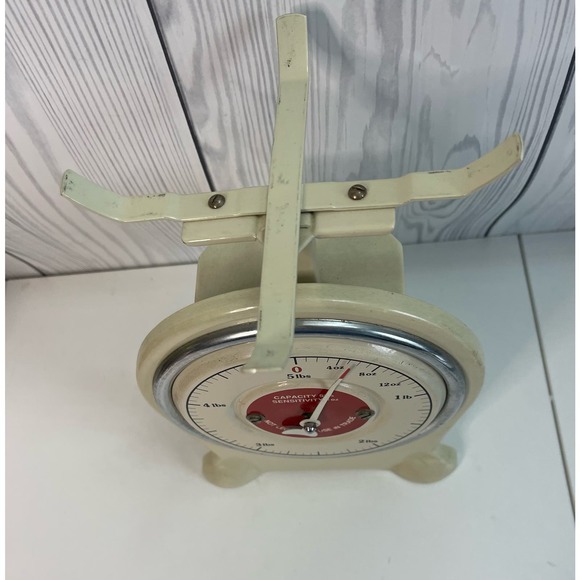 Farmhouse Dulton Mechanical Scales 5 Lb Capacity 1 Oz Sensitivity Rest Hardware - Picture 2 of 5